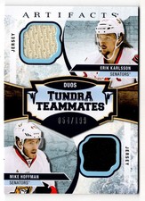 2017-18 Upper Deck Artifacts Tundra Teammates Duos Erik Karlsson/Mike Hoffman