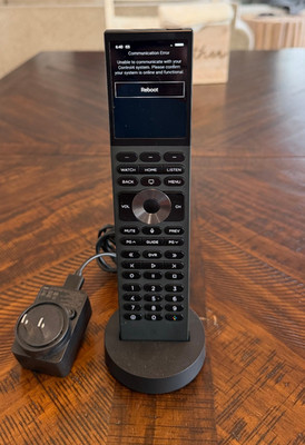 Control4 Halo Remote Dock with Remote Control Black Wired