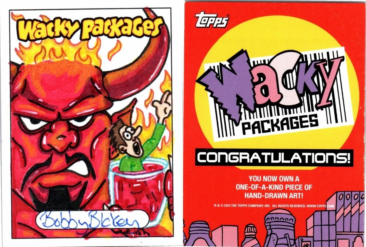 Horror Wacky Packages Trading Cards for sale | eBay