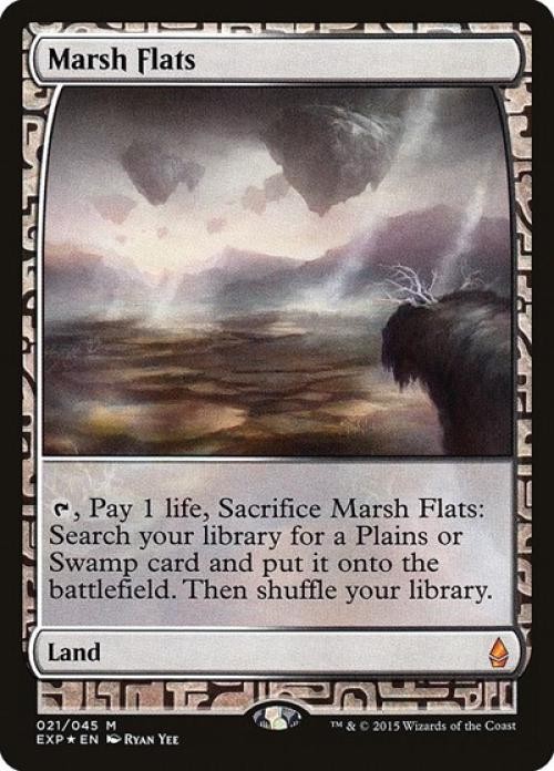 Marsh Flats -Foil Near Mint MTG Zendikar Expeditions