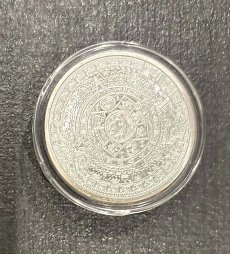 Golden State Mint Aztec Calendar -1 oz .999 Silver BU Round Bullion