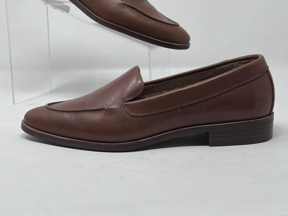 Aerosoles Mujer East Side Mocasines Cuero Marrón Planos Zapatos Sin Cordones Talla 9M Foto 2 de 4