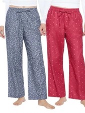 New GAP 2 - Pack Flannel Pajama Pants Size XL, Floral, Polka Dots