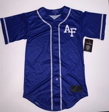 Air Force Falcons Blue Lightweight Prosphere Size Small Baseball Jersey NWT