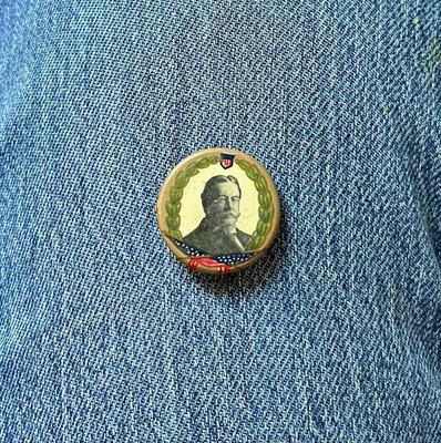 Colorful 1908 William H Taft For President 7/8'' Cello Hake # 3246