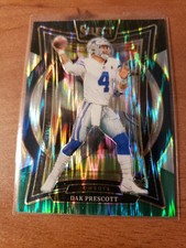2024 Panini Select - Concourse Dak Prescott #38 Black & Green Shock Prizm