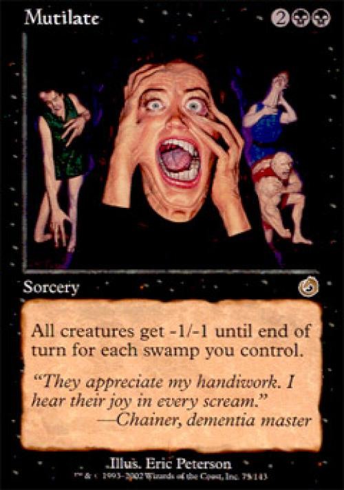 MTG English Mutilate NM Foil Torment
