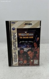 WWF WrestleMania: The Arcade Game - Sega Saturn , COMPLETE