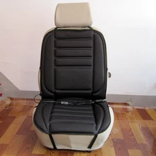 12V Zone Tech Car Heated Leather Seat Cover Cushion PU warm within 30s Universal