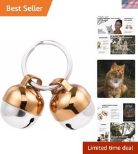 Elegant Copper Pet Bells - Extra Loud  Wildlife-Friendly Tracker, Small Size