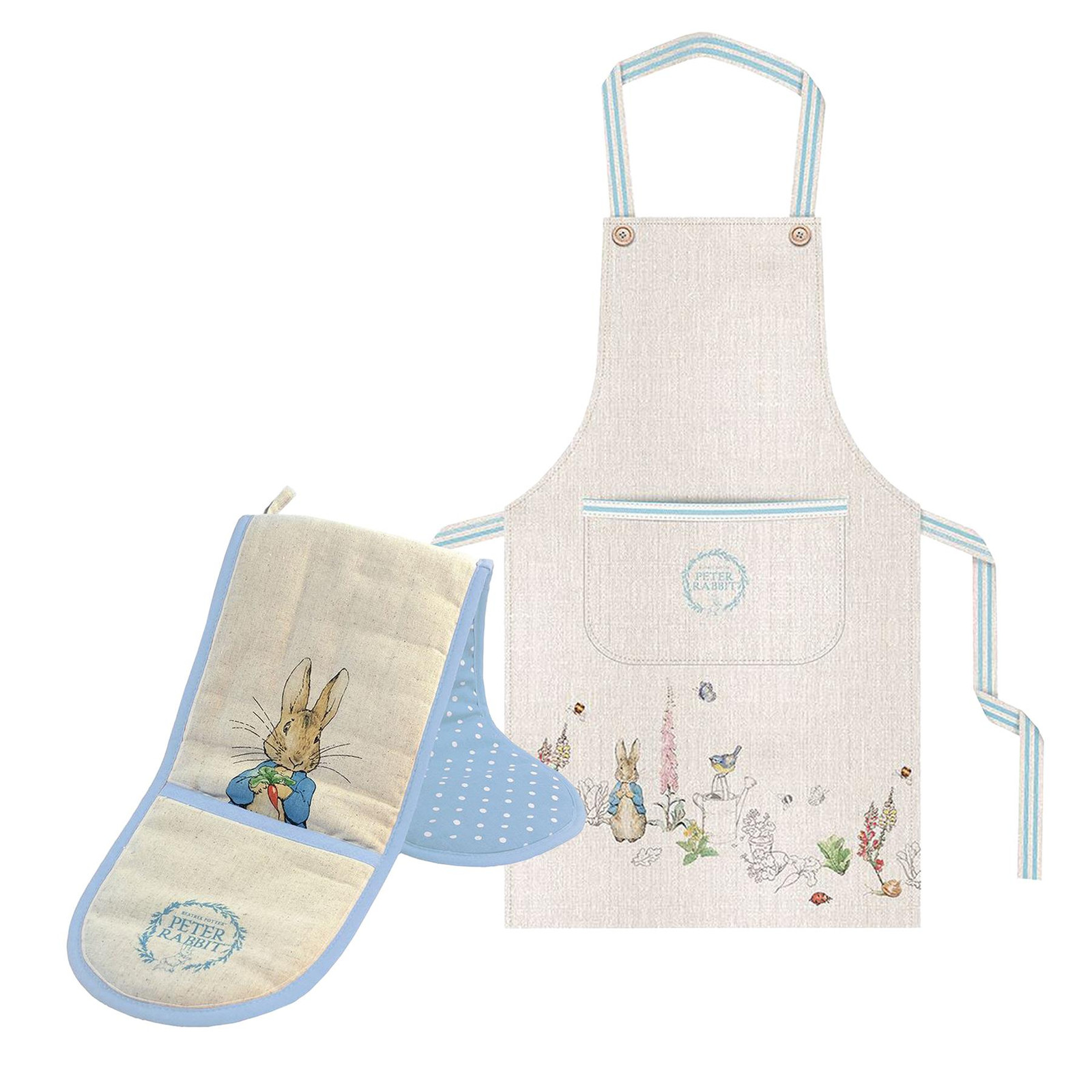 Eddingtons Peter Rabbit Classic - Apron & Double Glove Set