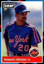 1988 Leaf Howard Johnson New York Mets #238