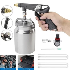 Air Undercoating Spray Gun with 30oz Suction Cup 20" Wand Nozzle Gauge Kits