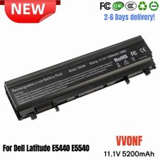   New VV0NF 451-BBIE Laptop Battery For Dell Latitude E5540 E5440 Series 5200mAh