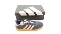 Adidas Women's Breaknet Sleek Trainer Size UK 7 Navy Blue Suede Low Top