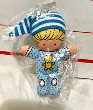 Vintage Joan Walsh Anglund 6” Baby boy cloth doll. Sealed pkg!