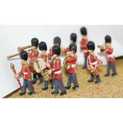 Bemalte Guards Band 10 Figuren OO Maßstab Langley F109P