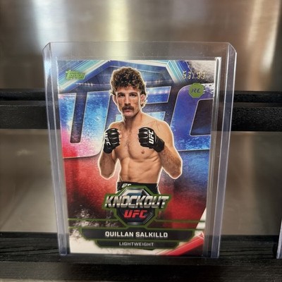 2026 Topps Knockout UFC Quillan Salkilld RC Lime Green /99