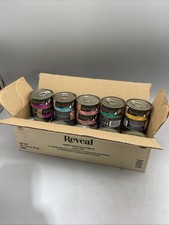 30 Cans Reveal Variety Selection In Broth Wet Cat Food 2.47 Oz Each Exp 2027