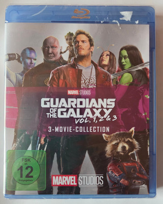 MARVEL STUDIOS GUARDIANS OF THE GALAXY - 3-MOVIE-COLLECTION - BLU-RAY, NEU; OVP