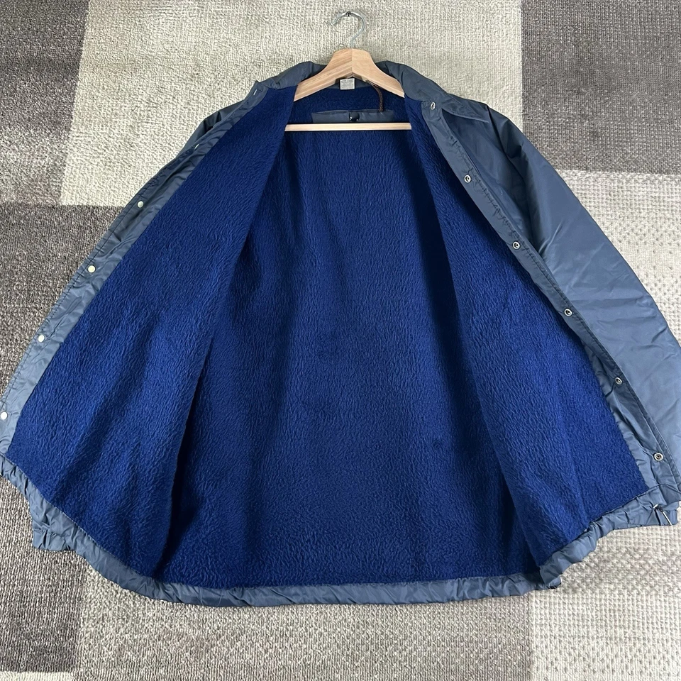 Chaqueta De Colección USS Halsey CG-23 Forrada De Piel Para Hombre Talla M Azul Marino Foto 4 de 4