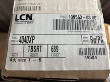 LCN 4040XP TBSRT ALUM/689 RW/PA DOOR CLOSER