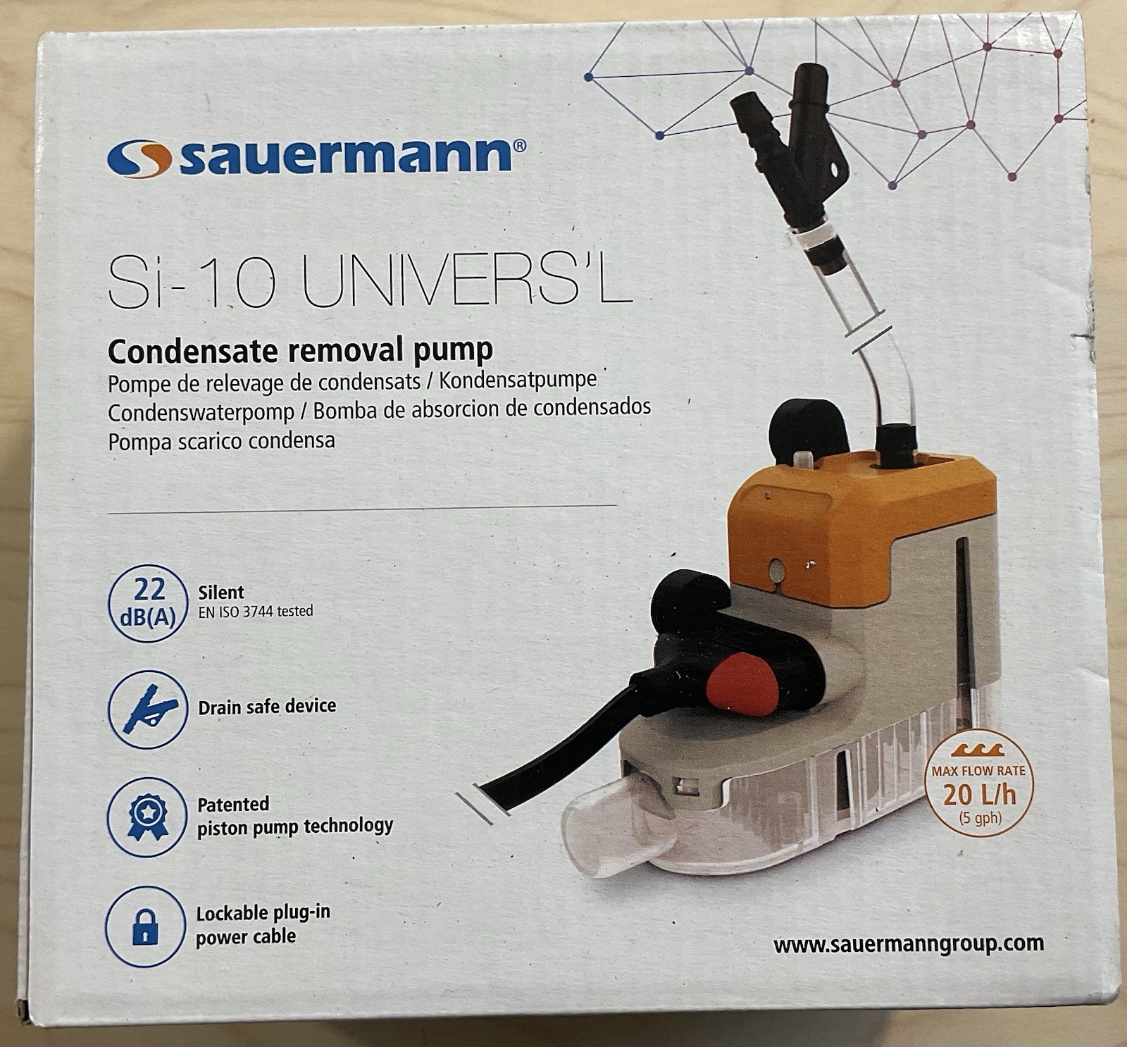 Pompe evacuation condensats SI10 universelle relevage climatiseur
