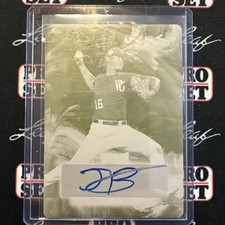 Jackson Burns 2023 Leaf Perfect Game National Showcase Yellow Printing Plate 1/1