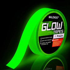 1 Inch X 30FT Glow in the Dark Waterproof Reflective Tape Sticker Lasting Bright