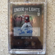 2020 Panini Legacy - Under the Lights Autographs Jalen Hurts #UL-JH2 Bronze /50