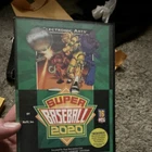 Electronic Arts Super Baseball 2020 Sports Sega Genesis Cartridge w/ Case Manual