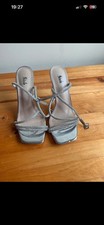Woman?s Silver Heels Size 5