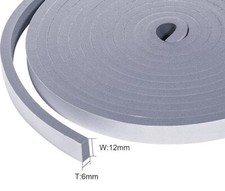 Draught Excluder Foam Tape Single Sided Self Adhesive Window Door 4m 8m 12mm 6mm