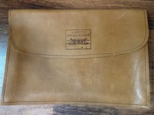 Levi  s Strauss Special Reserve 80s Promo Leather Portfolio Brown Bag Briefcase