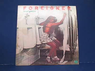 Foreigner レコード 1979 Foreigner Head Games Album, LP Vinyl Dirty White Boy