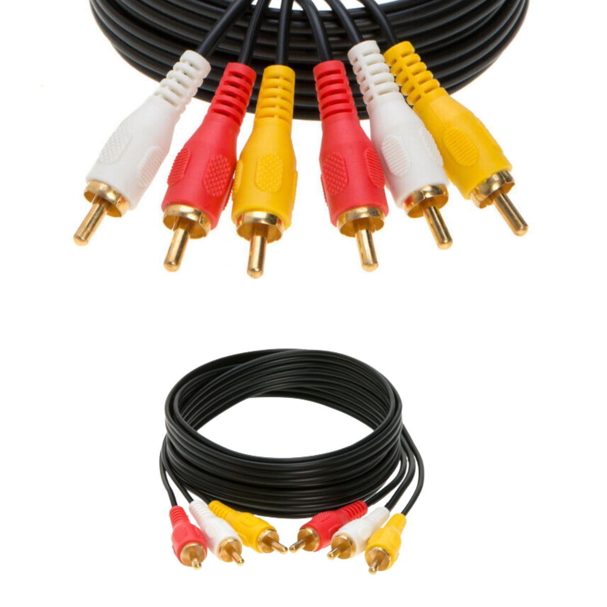 Cavo Estensione AV 3RCA Cavo AV Composito 15 Piedi - 3 RCA Maschio/maschio Per Audio E Video Cavo TV - Foto 4