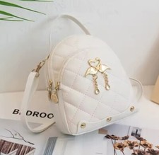 Double Swan Mini Backpack  Mini Fashion Rucksack Handbag Gift Trending 