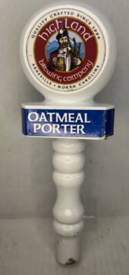 Beer Tap Handle Highland Brewing Oatmeal Porter Vintage Asheville NC