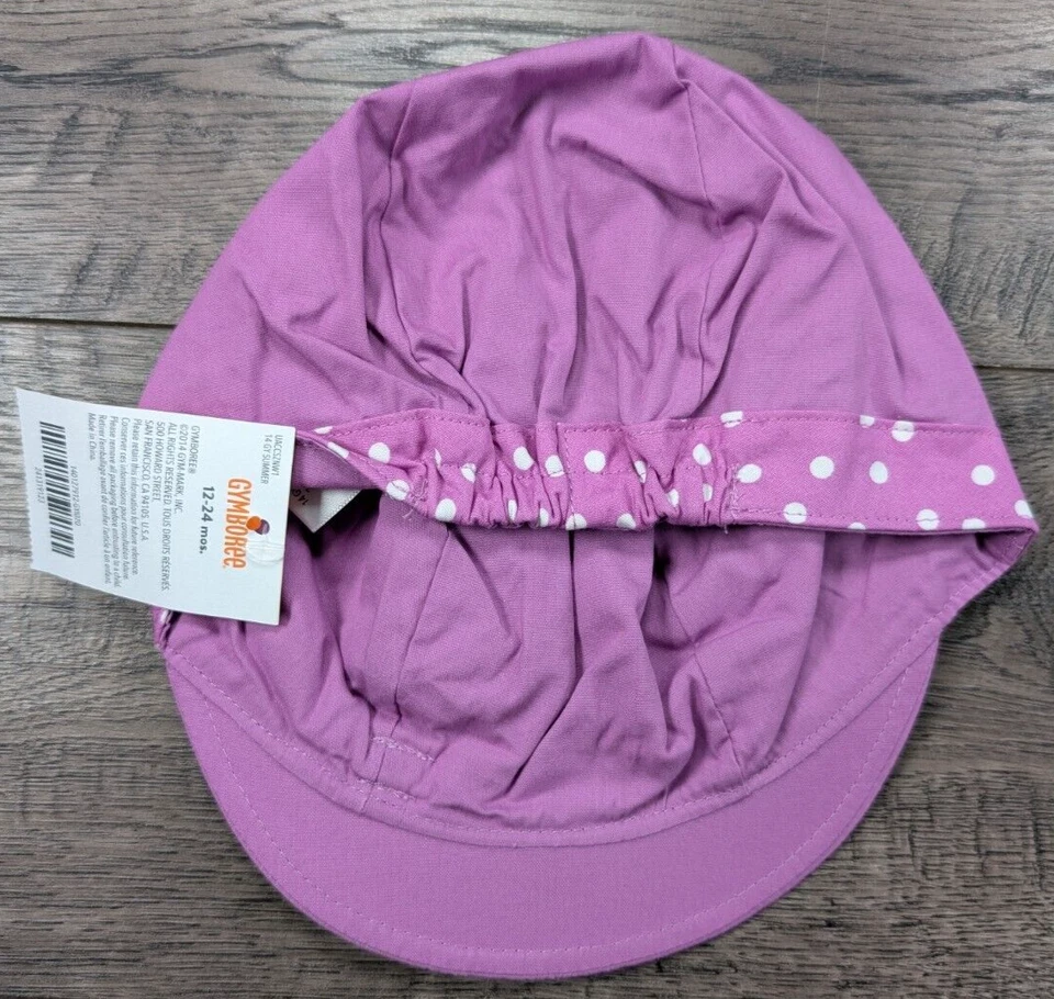 Baby Girl Clothes New Gymboree Pinwheel Pastels 12-24 Month Hat - Image 2 of 2