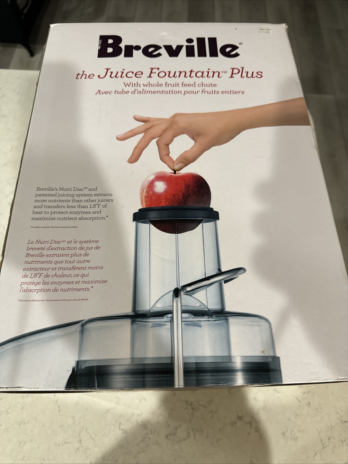 NEW/Breville The Juice Fountain Plus Juice Extractor Model B
