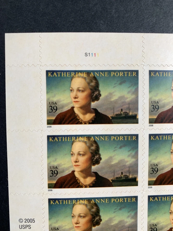 U.S. Stamps SC #4030. Literary Arts: Katherine Anne Porter. 39¢ Block of 10. MNH - Image 2 of 2