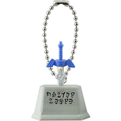 Legend of Zelda A Link Between Worlds Mascot Swing MASTER SWORD Keychain Figure