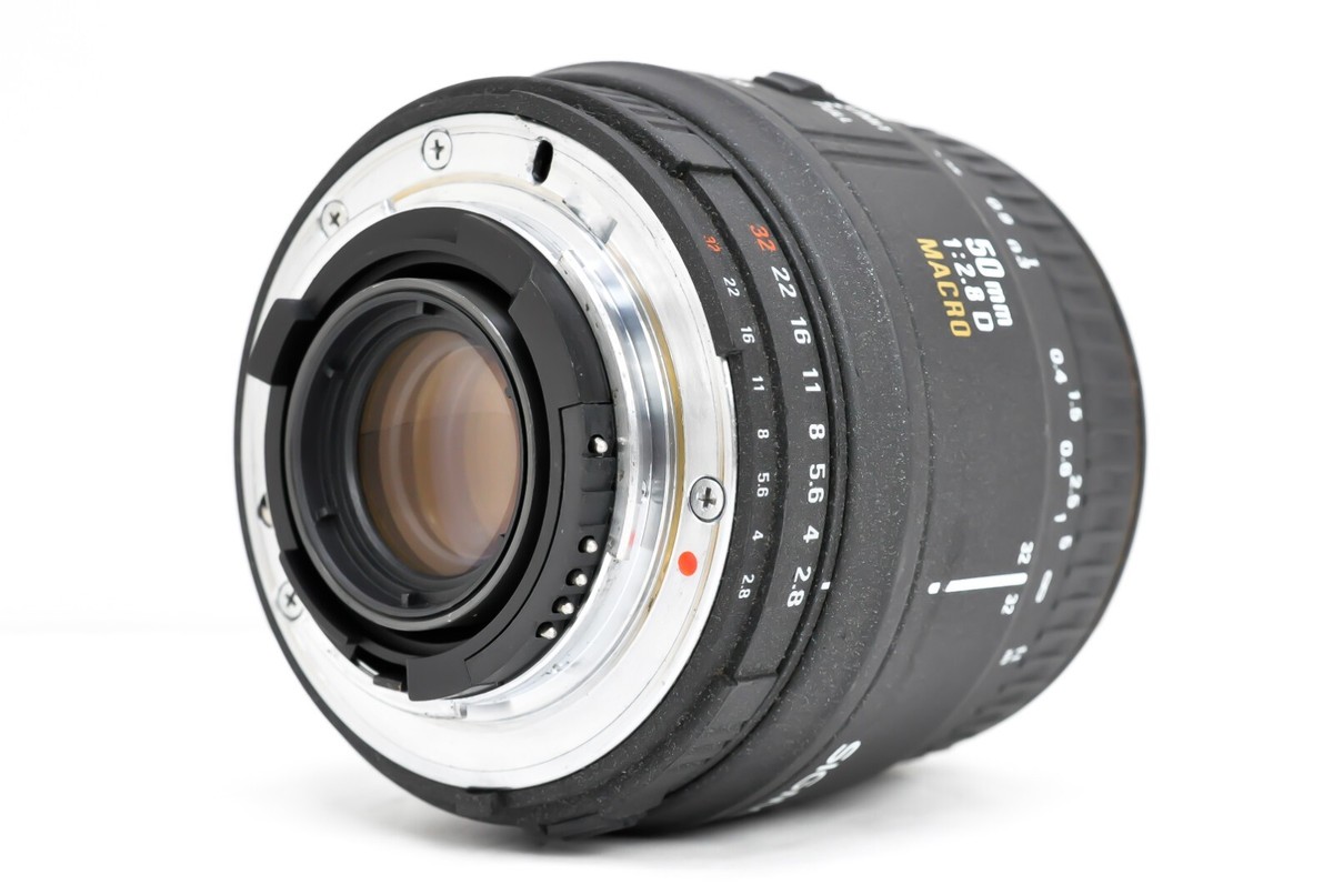 SIGMA 50mm F/2.8 D EX MACRO AF Lens For Nikon w/caps Japan SIGMA 50mm F/2.8 D EX MACRO AF Lens For Nikon w/caps Japan