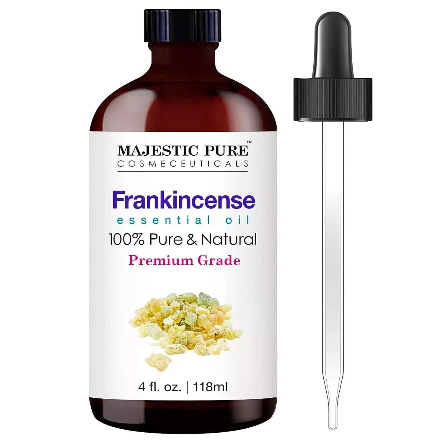 MAJESTIC PURE Premium Frankincense Essential Oil 4 fl oz Pure Natural
