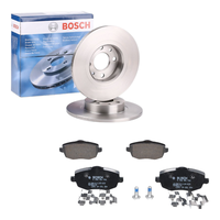 Bosch Bremsen Kit Vorne FüR Lancia Ypsilon 1.2 (843) Bremsscheiben + BeläGe
