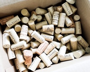 Premium Used Wine Corks Great for Up-cycled Crafting Supplies - Lot of 217