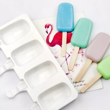 Ice Cream Mould Silicone Popsicle Lollipop Mold Frozen Dessert Maker Ice Lolly