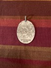 American Bicentennial Liberty Bell Pendant Hand Engraved Pewter Vintage — photo 4