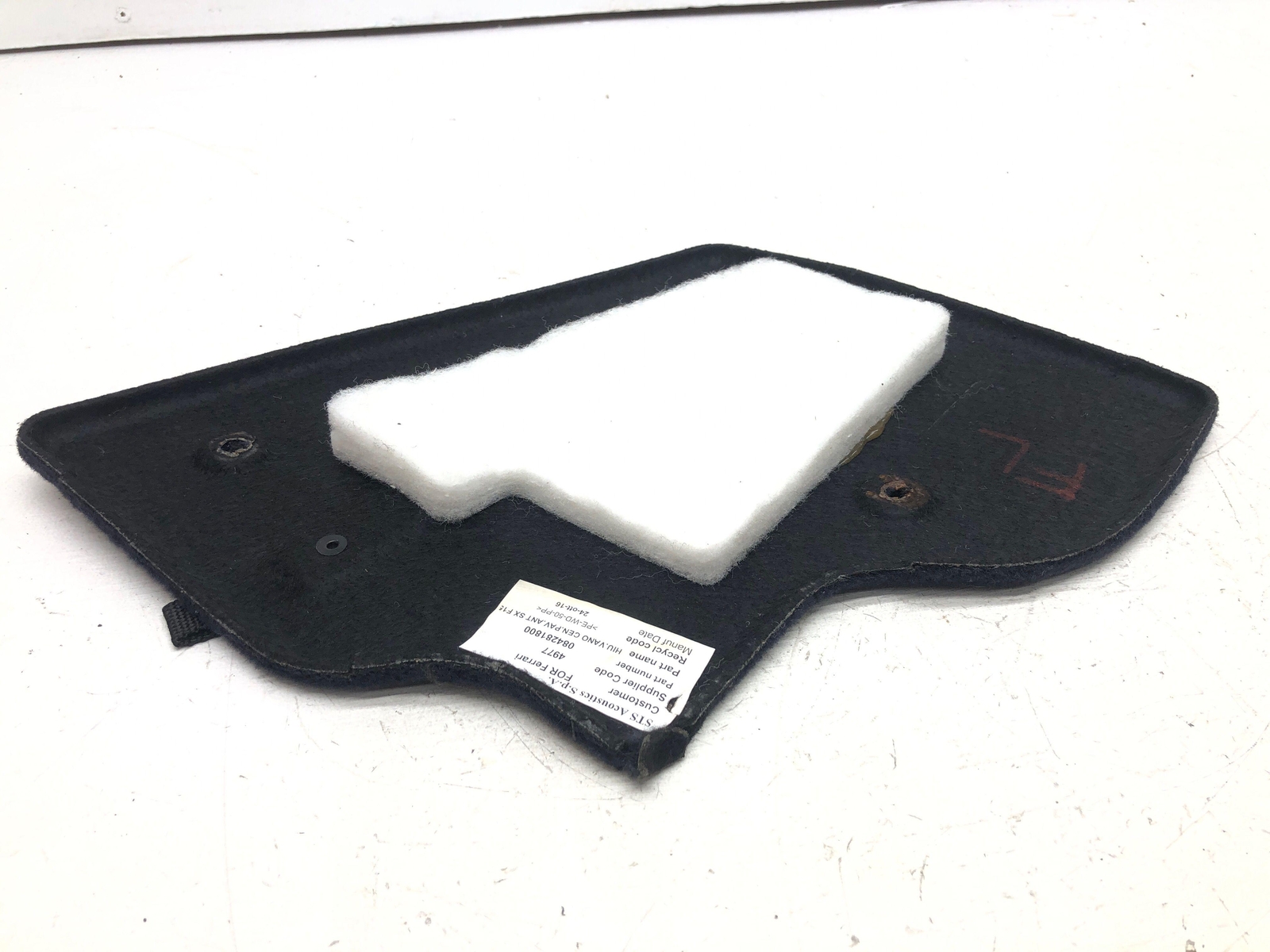2017-2020 FERRARI GTC4LUSSO LEFT FLOOR CENTRAL COMPARTMENT COVER BLUE 84281800