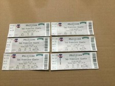 PHILLIES~2019 TICKET STUB 8/1/19 VS GIANTS~MLB DEBUT Sam Selman 